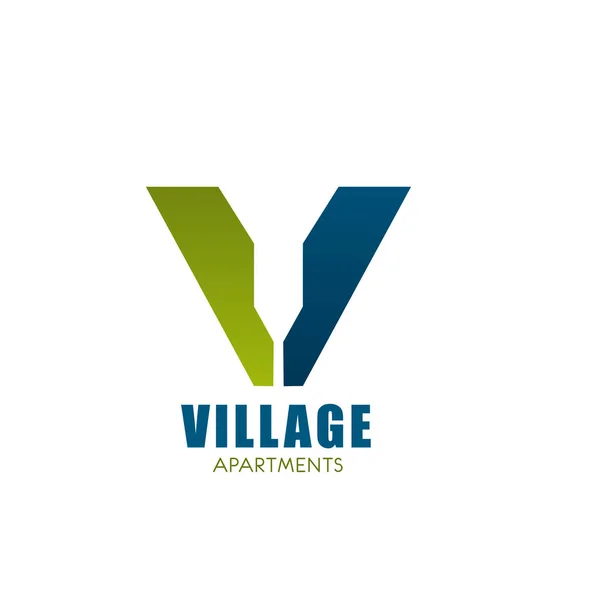 Логотип для сільської житлової компанії — стоковий вектор