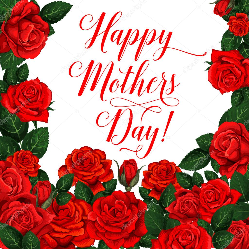 Vector card Happy Mother s day