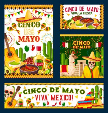 Cinco de Mayo mexican fiesta party poster design