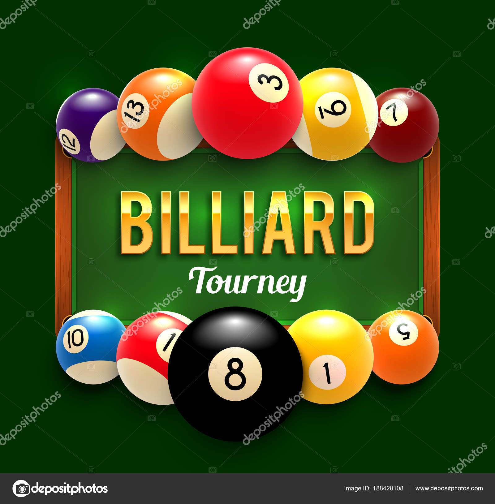 Bilhar Jogo Bilhar Snooker Ícones Clube Esporte Campeonato Vetor Sala  imagem vetorial de Seamartini© 409721896