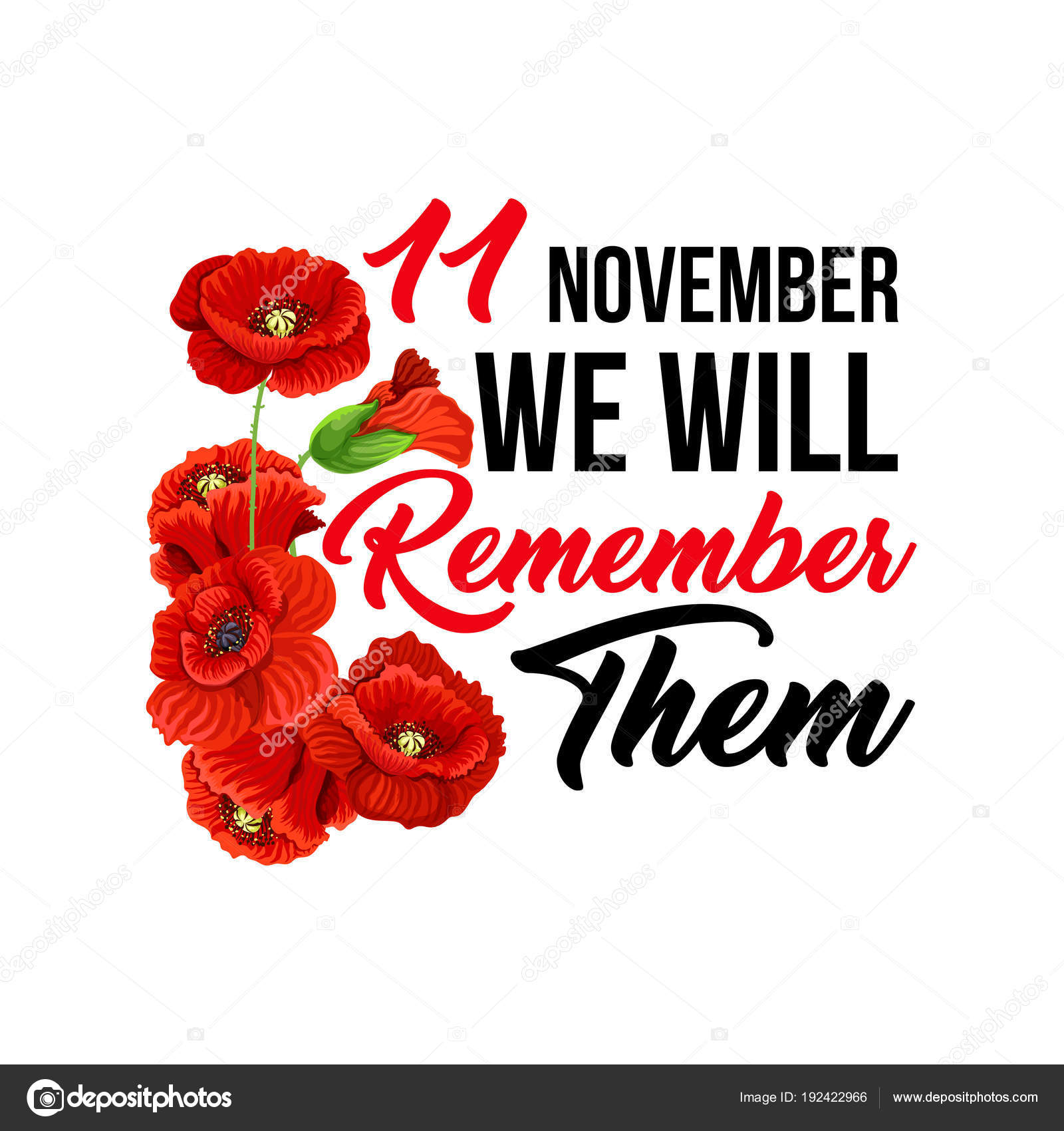 Lest We Forget Red Poppy Day November 11 Remembrance Armistice Day Sticker