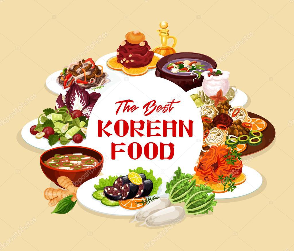 National dishes of Korean cuisine, meat and fish