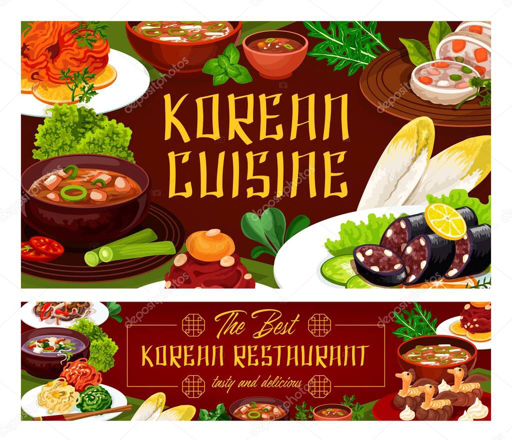 National cuisine of Korea, food and greens, soup