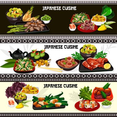 Japon et, sebze ve deniz ürünleri