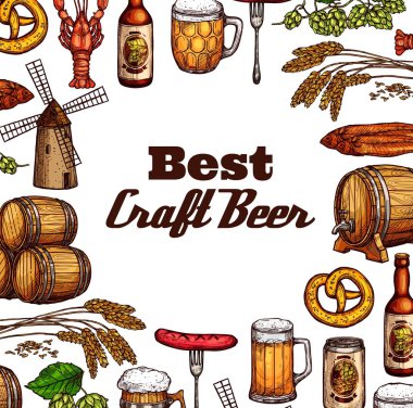 Oktoberfest zanaat bira festivali, yiyecek atıştırmalıkları