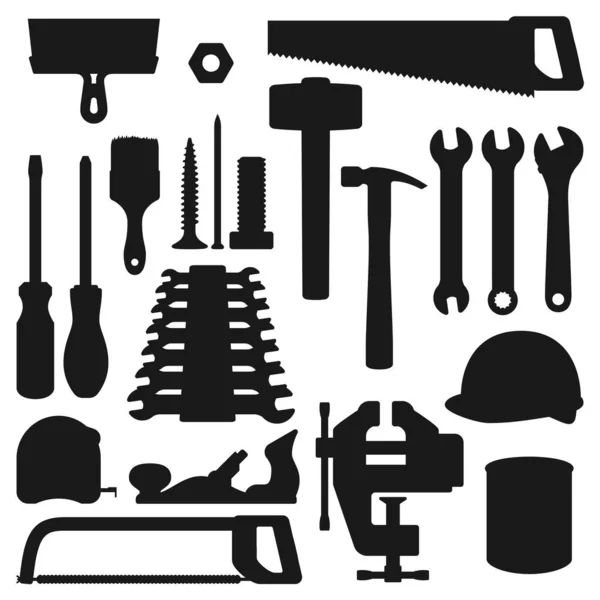 Domácí opravy, přestavby a renovace pracovních nástrojů — Stockový vektor