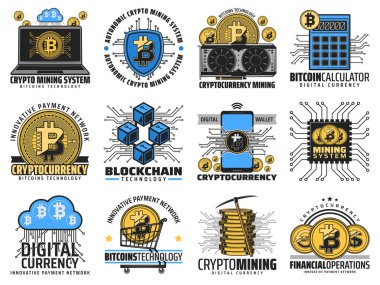 Kripto para birimi engelleme zinciri, dijital bitcoin madenciliği