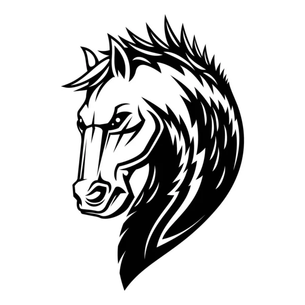 Heraldic horse, imperial heraldry emblem — 스톡 벡터