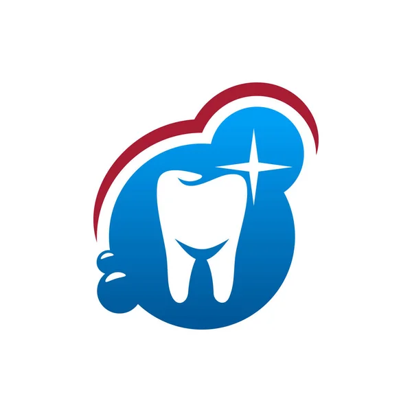 Стоматологическая клиника, икона зубов и стоматолога — стоковый вектор