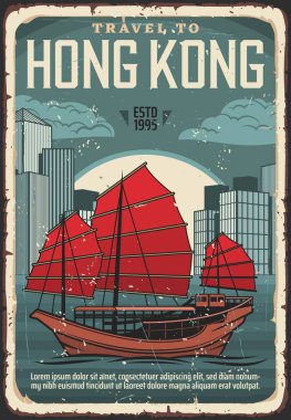 Welcome to Hong Kong, travel poster
