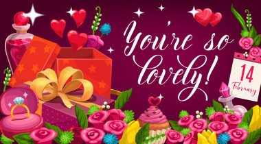 Valentines love and passion holiday