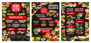 Japon suşi menüsü, Asya lokantası büfesi