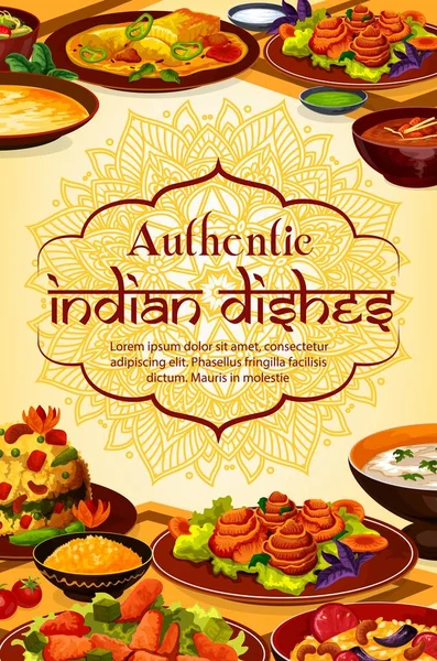 Authentic Indian food dishes, India meals menu