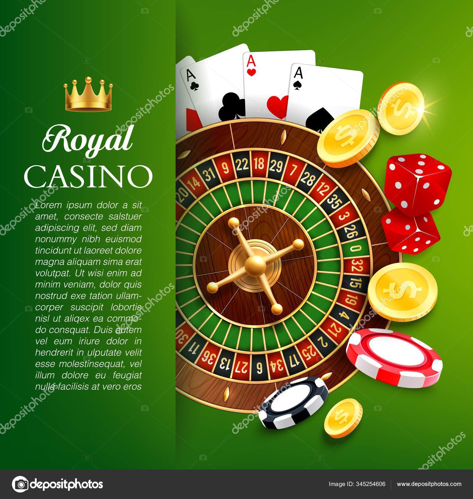 jogo de casino online com cartas de jogar, roleta e fichas de