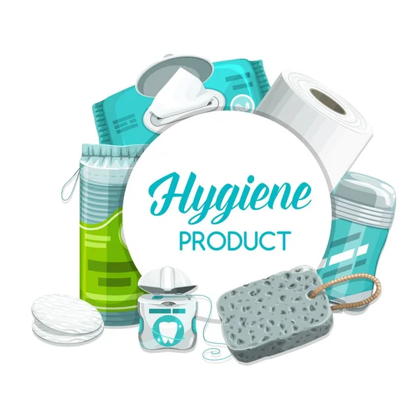 Produtos de higiene e saúde pessoal — Vetor de Stock