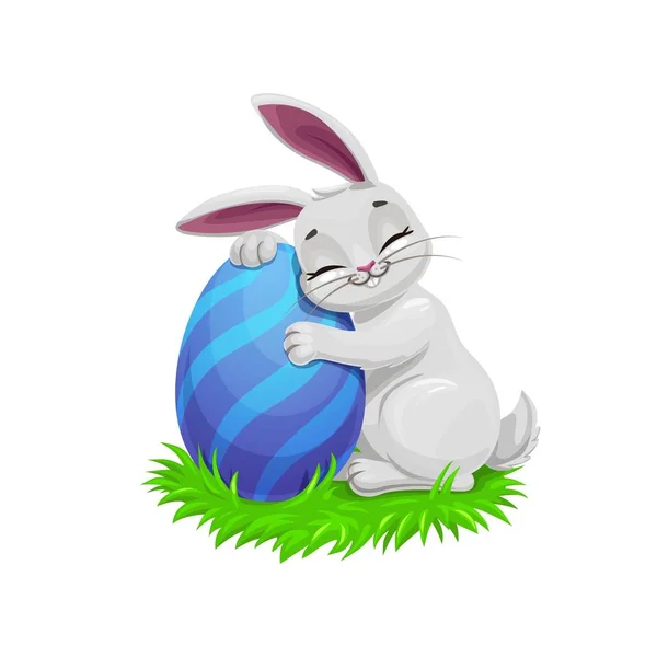 Easter Holiday Vector Bunny Rabbit Easter Egg Hunt Egghunting Party — Stock Vector