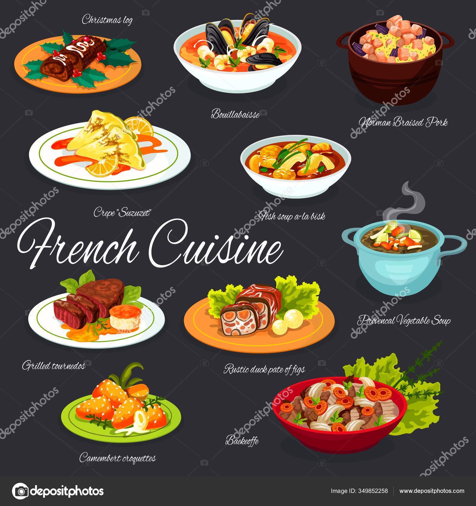 French Cuisine Food Dishes France Traditional Restaurant Menu Gourmet french-cuisine-food-dishes-france-traditional-restaurant-menu-gourmet