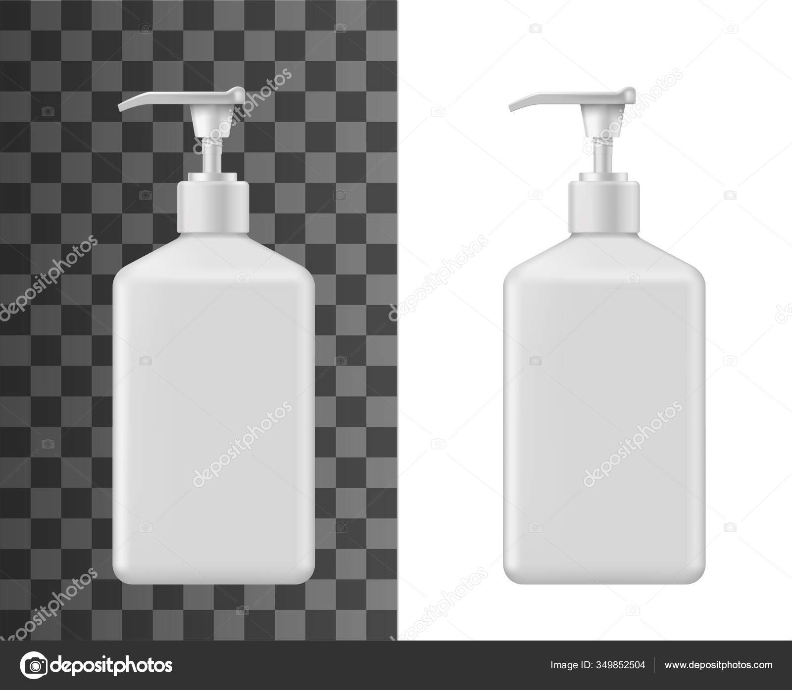 Download Liquid Soap Bottle Vector Mockups Blank Cosmetic Containers Beauty Body Vector Image By C Seamartini Vector Stock 349852504