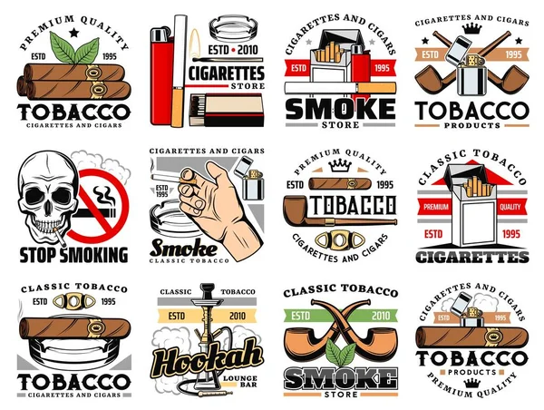 Modelo De Logotipo De Smoking Ilustração De ícone Vetorial Smoking