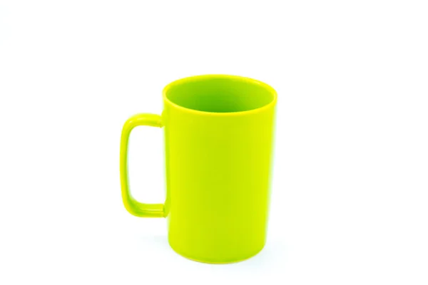 Grüne Kaffeetasse — Stockfoto