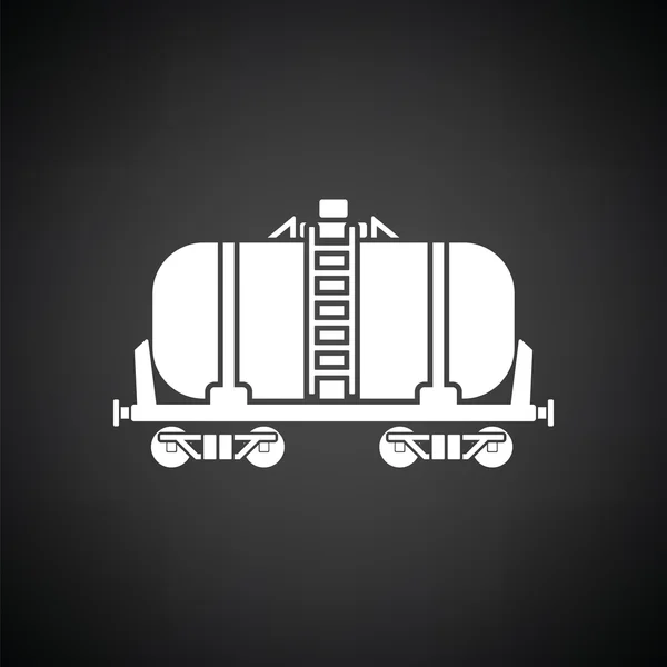 Ropa železniční tank ikona — Stockový vektor