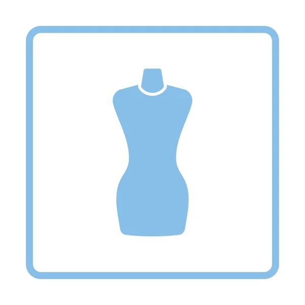 Tailor mannequin icon — Stock Vector