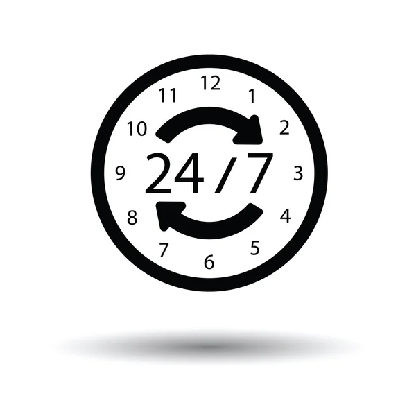 24 hour icon — Stock Vector