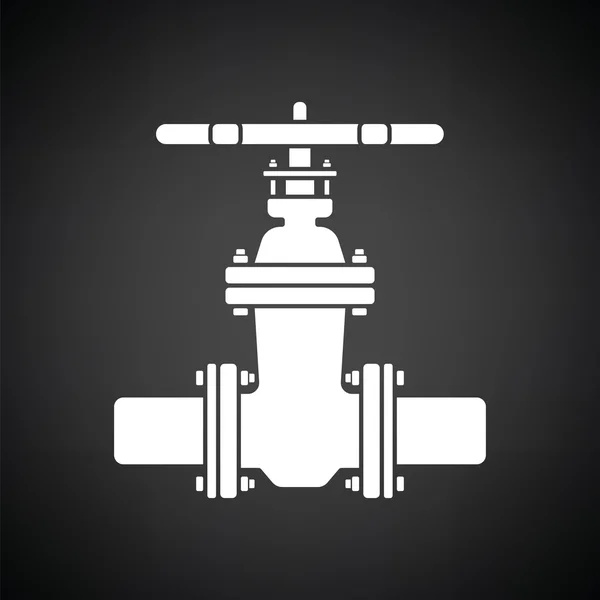 ไอคอนวาล์วท่อ — ภาพเวกเตอร์สต็อก
