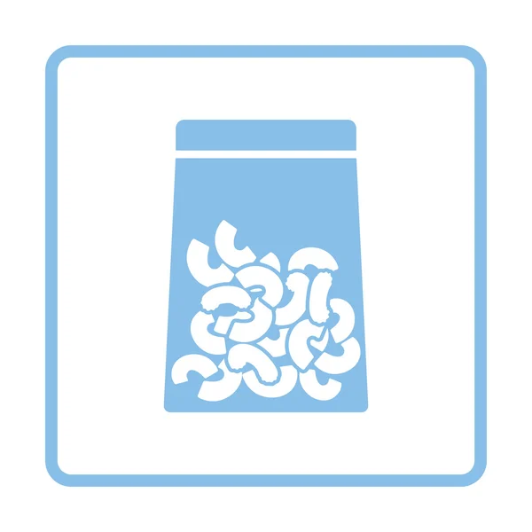 Иконка пакета Macaroni — стоковый вектор