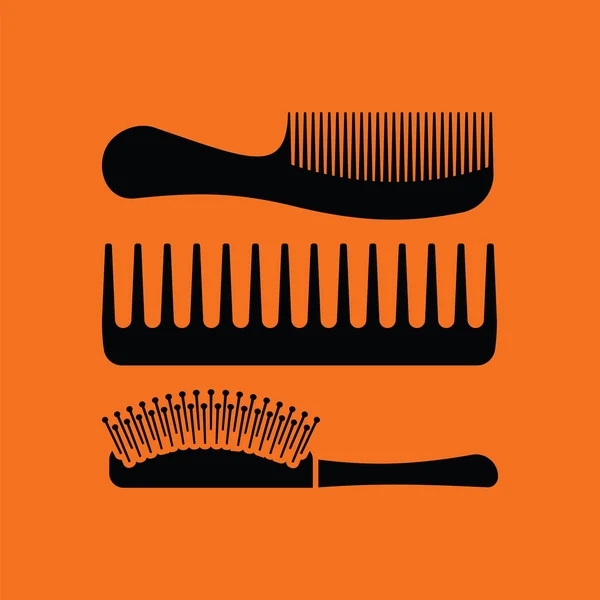 Illustration icône brosse à cheveux . — Image vectorielle