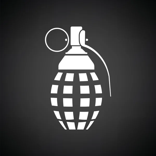 Icono de granada defensiva — Vector de stock