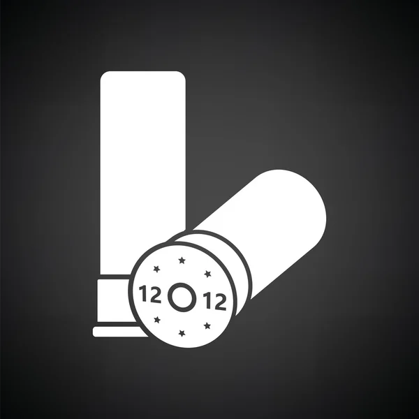 Lovit zbraň munice ikonu — Stockový vektor