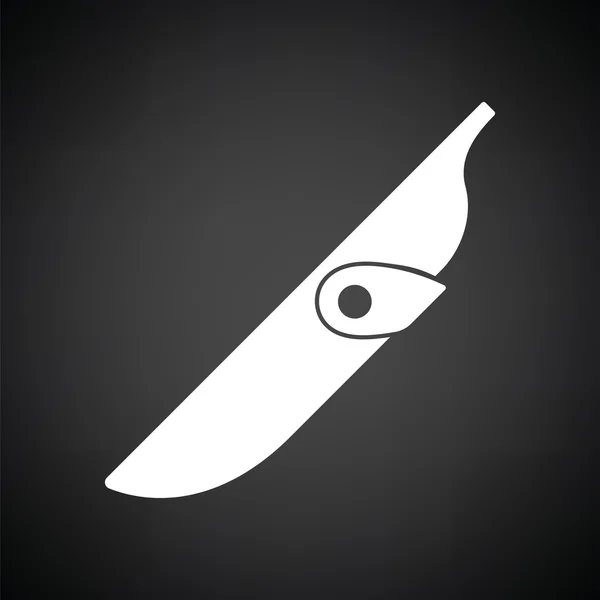 Couteau fourreau icône — Image vectorielle