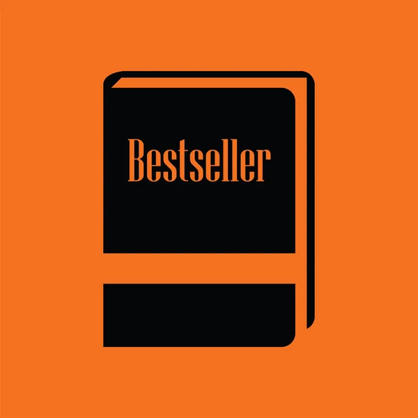 Ikona książki bestsellerem — Wektor stockowy