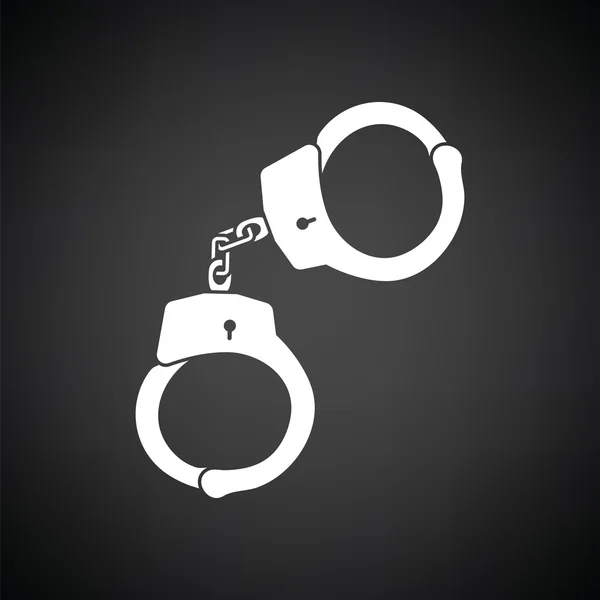 Handcuff  icon  illustration. — Stock Vector