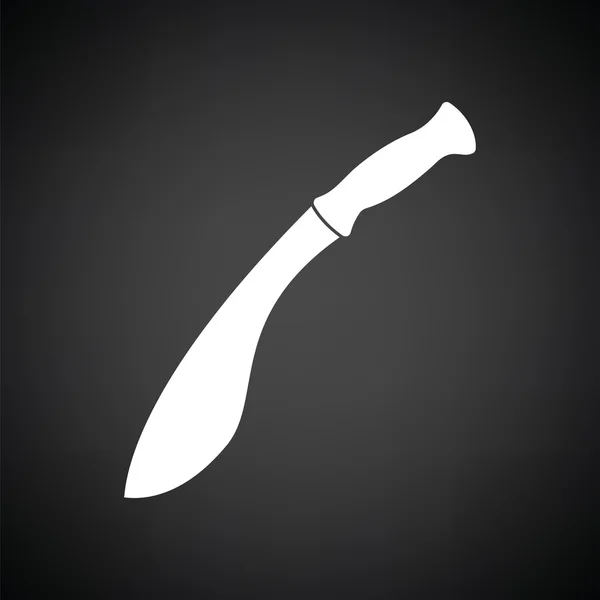 Machete pictogram illustratie. — Stockvector