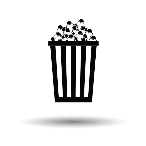 Cinema popcorn icon — Stock Vector