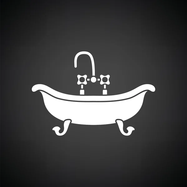 Ilustración de icono de bañera . — Vector de stock