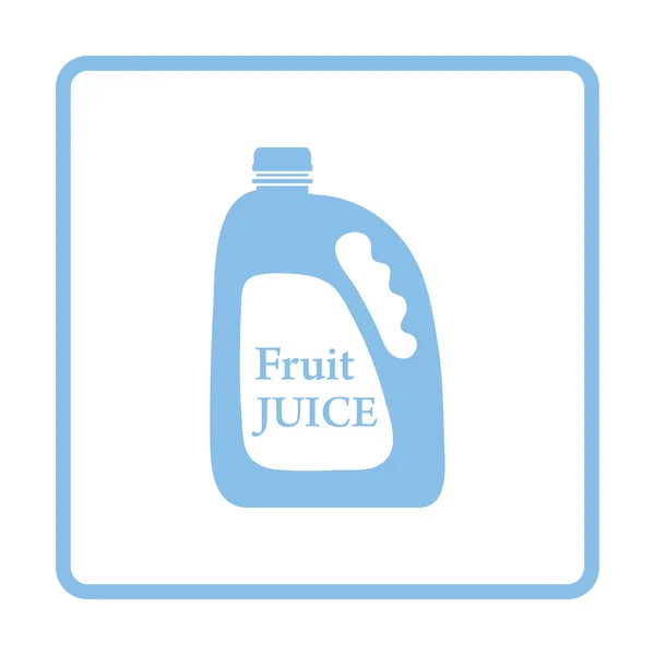 Gyümölcs gyümölcslé tartály ikon — Stock Vector