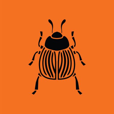 Colorado beetle icon clipart