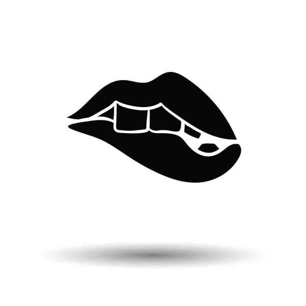 Sexy Lippen Symbol — Stockvektor