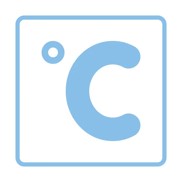 Celsius degree icon — Stock Vector