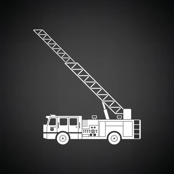 Feuerwehrauto-Ikone — Stockvektor