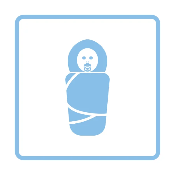 裹着婴儿的 ico — 图库矢量图片
