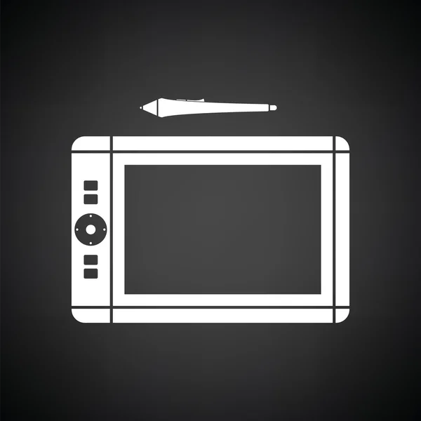 Grafisches Tablet-Symbol — Stockvektor