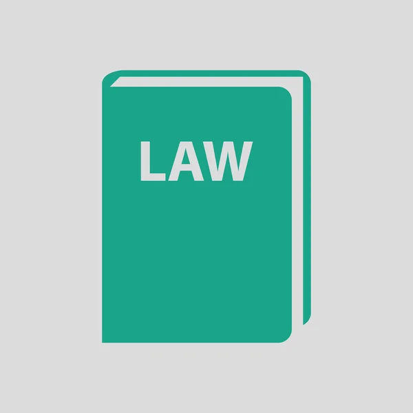 Law book icon — Stock Vector