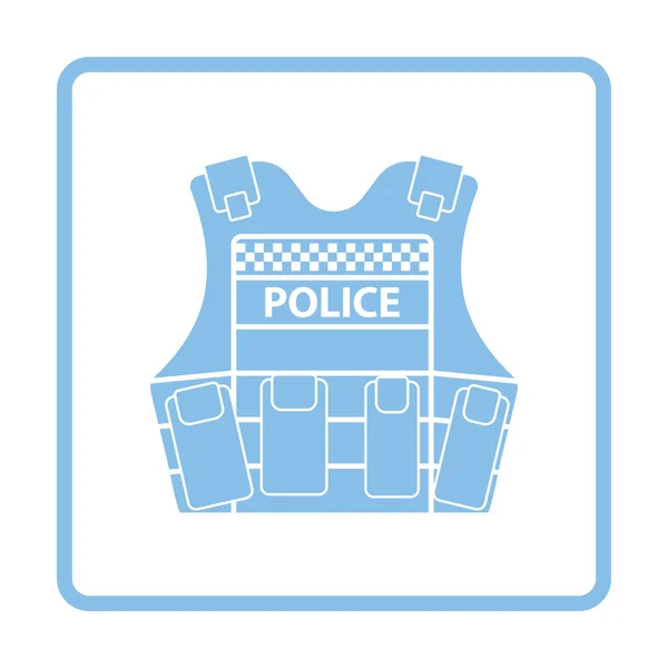 Politie vest pictogram — Stockvector