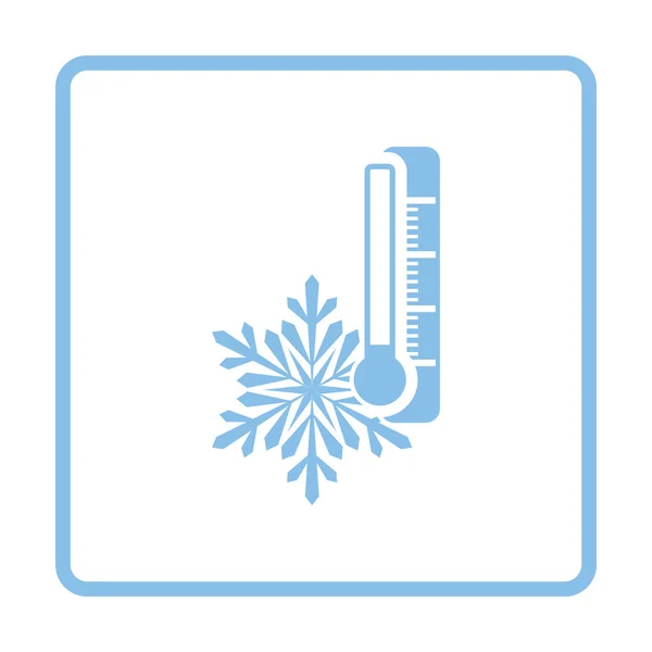 Icona fredda invernale — Vettoriale Stock