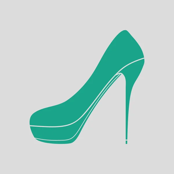 High heel shoe icon — Stock Vector