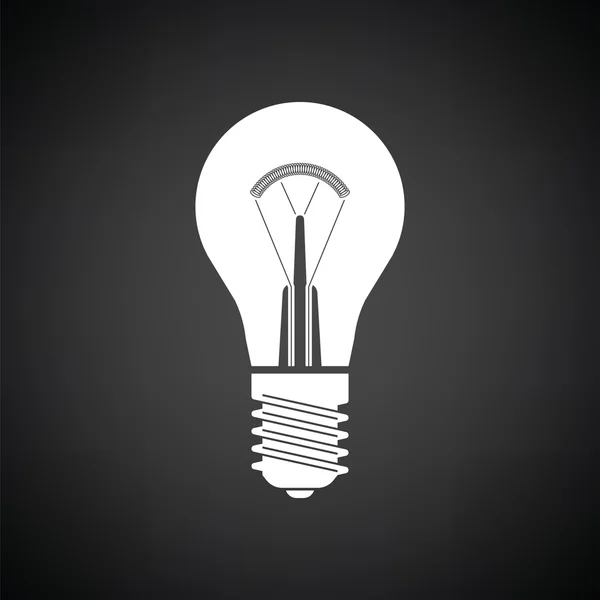Ícone de lâmpada elétrica — Vetor de Stock